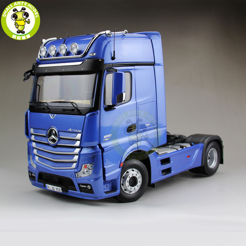 1/18 NZG BENZ ACTROS Truck Trailer Diecast Model Car Truck Toys