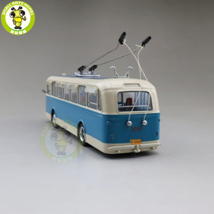 1/64 Skoda 8TR Trolleybus City bus Diecast Model Car Bus Toys Kids