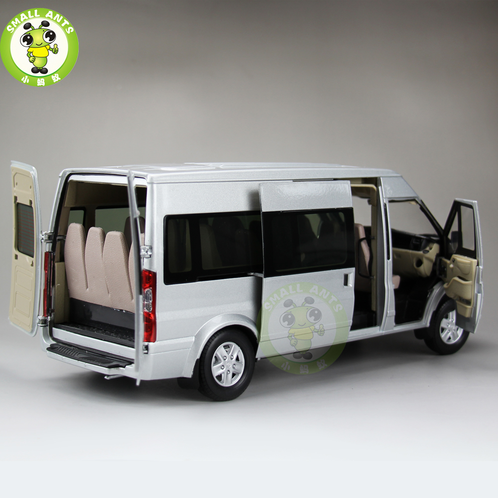 1/18 Ford Transit Van Cargo MPV Diecast Model Car Toys Kids Boys