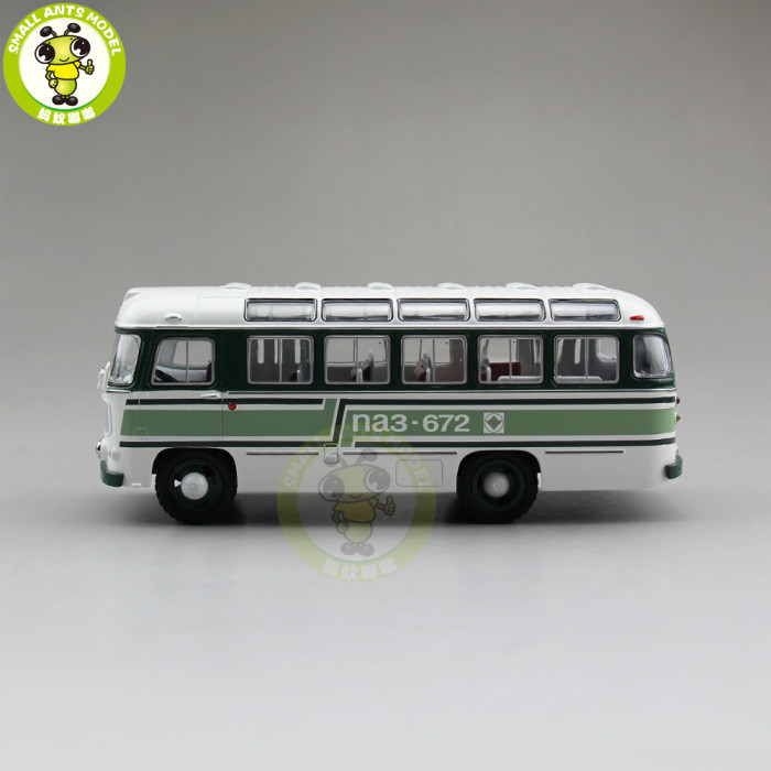 1/43 Classic 672 City Bus Soviet Union Russia Diecast Model Car Bus Toys Kids Gifts