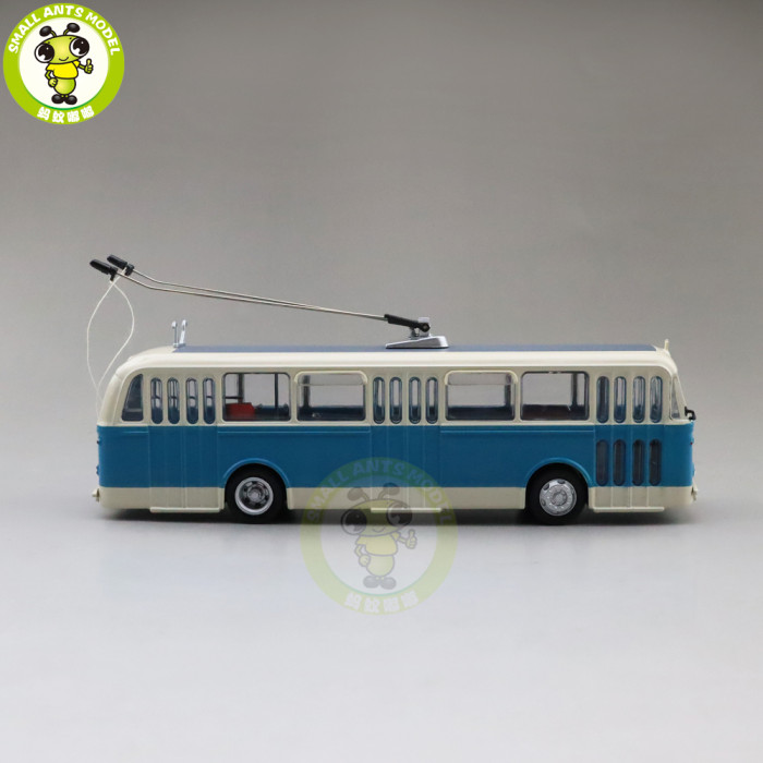 1/64 Skoda 8TR Trolleybus City bus Diecast Model Car Bus Toys Kids
