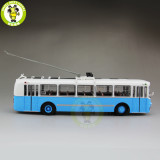 1/43 Classic Ziu-5 Soviet Union Russia Trolleybus City bus Diecast model Car Bus toys kids gifts