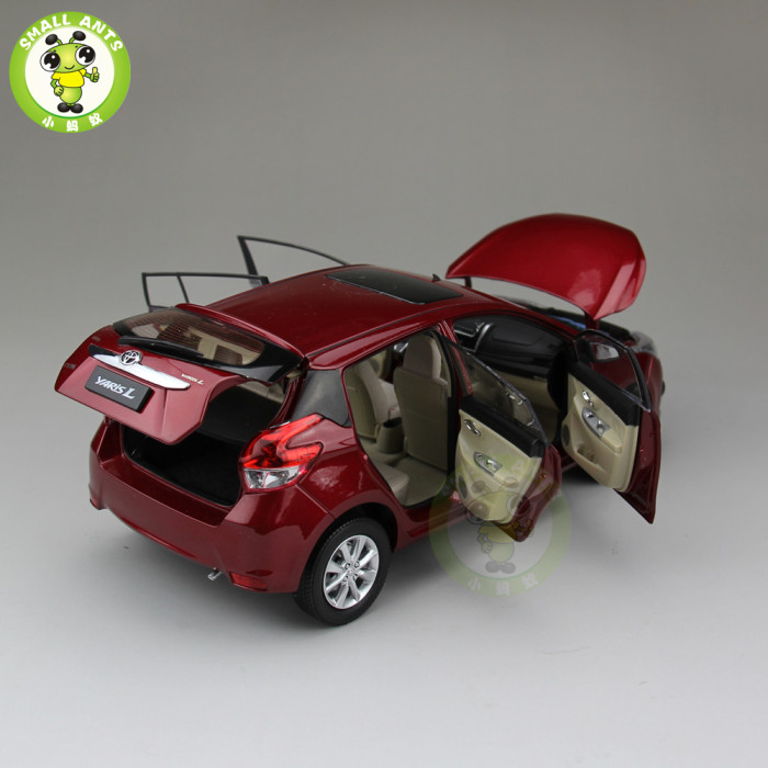 1/18 Toyota Yaris L Diecast model Car Toys Kids Gifts