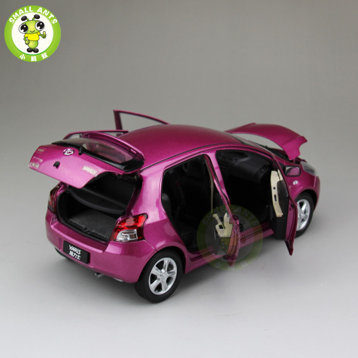 1/18 Toyota Yaris 2008 Diecast Model Car Toys Kids Gifts