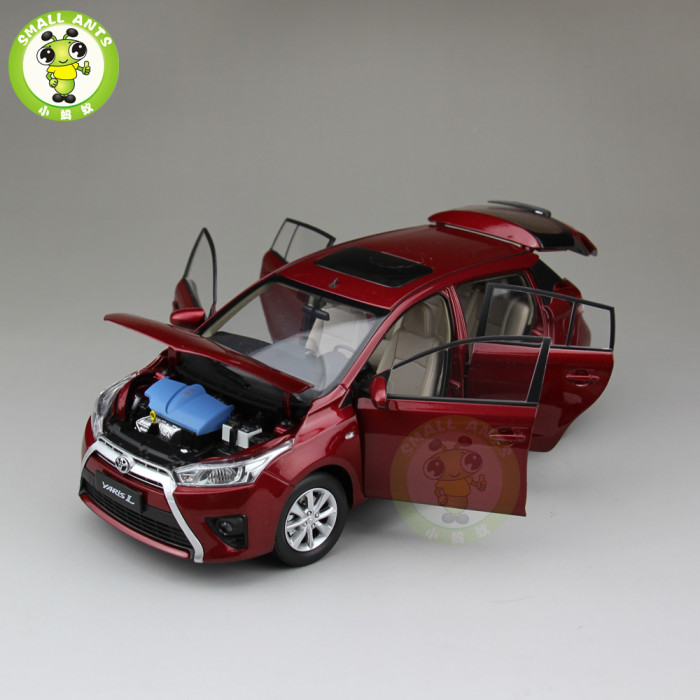 1/18 Toyota Yaris L Diecast model Car Toys Kids Gifts