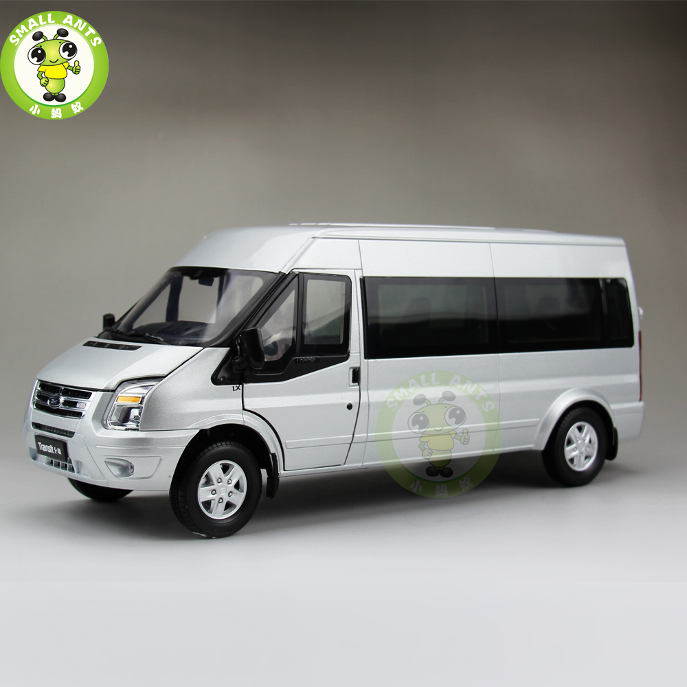 1/18 Ford Transit Van Cargo MPV Diecast Model Car Toys Kids Boys