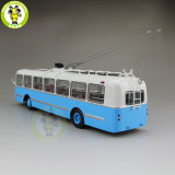 1/43 Classic Ziu-5 Soviet Union Russia Trolleybus City bus Diecast model Car Bus toys kids gifts