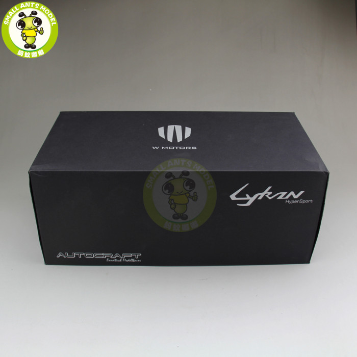 1/18 Autocraft Lykan Hypersport Racing Car Diecast Model Car Toys Kids Gifts