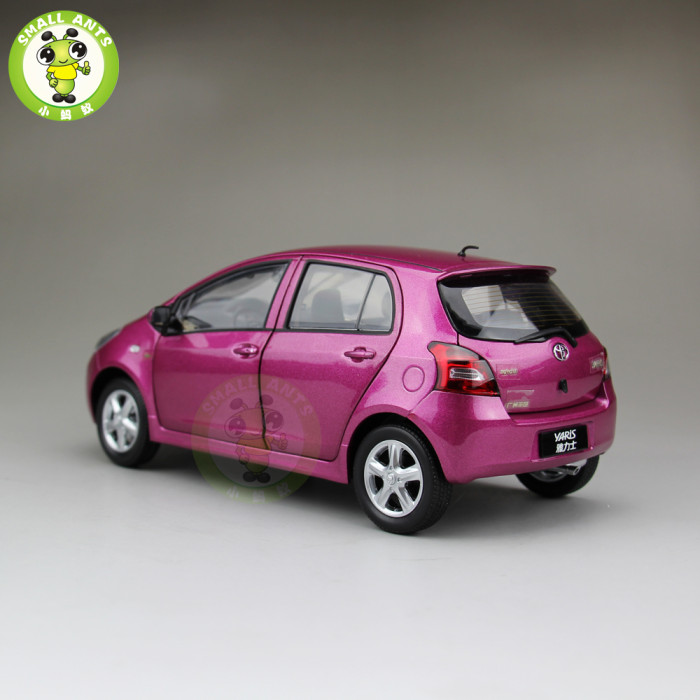 1/18 Toyota Yaris 2008 Diecast Model Car Toys Kids Gifts