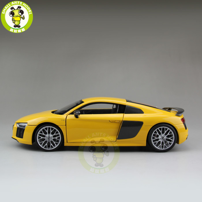 1/18 Audi R8 V10 Plus Coupe Diecast Racing CAR Model Toys Kids Gifts