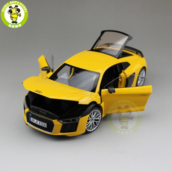 1/18 Audi R8 V10 Plus Coupe Diecast Racing CAR Model Toys Kids Gifts