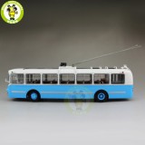 1/43 Classic Ziu-5 Soviet Union Russia Trolleybus City bus Diecast model Car Bus toys kids gifts