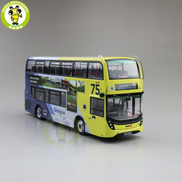 1/76 UKBUS 6514 ADL Enviro400 MMC 10.5M First Glasgow diecast car Bus model