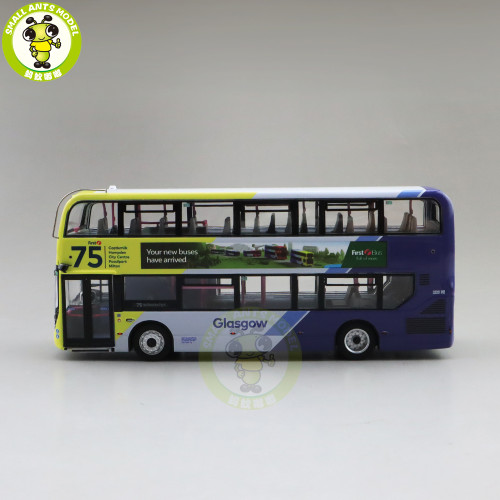 1/76 UKBUS 6514 ADL Enviro400 MMC 10.5M First Glasgow diecast car Bus model