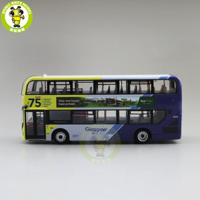 1/76 UKBUS 6514 ADL Enviro400 MMC 10.5M First Glasgow diecast car Bus model