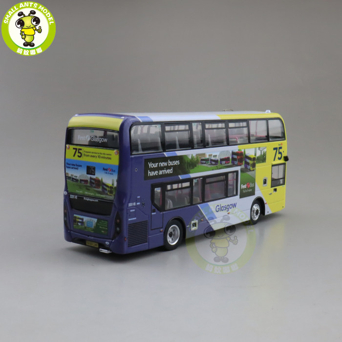 1/76 UKBUS 6514 ADL Enviro400 MMC 10.5M First Glasgow diecast car Bus model