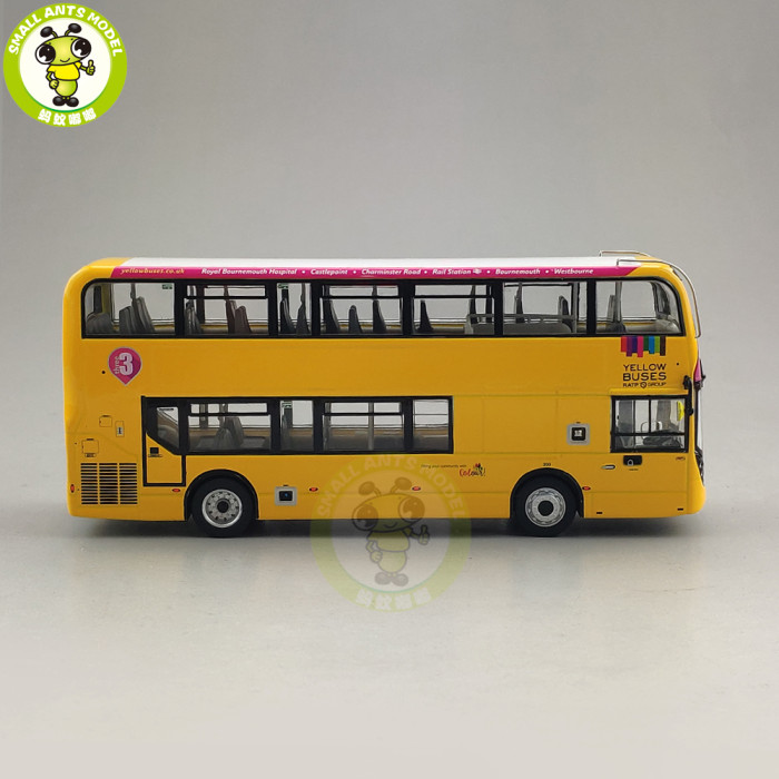 1/76 UKBUS 6510 ADL Enviro400 MMC 10.5M Yellow Bus diecast car Bus model