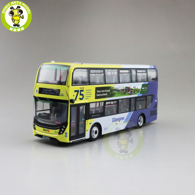 1/76 UKBUS 6514 ADL Enviro400 MMC 10.5M First Glasgow diecast car Bus model