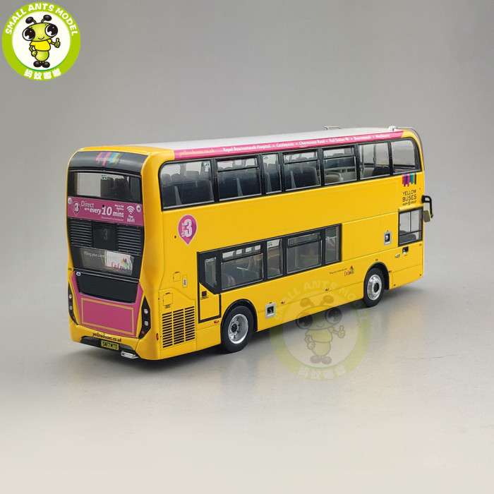 1/76 UKBUS 6510 ADL Enviro400 MMC 10.5M Yellow Bus diecast car Bus model