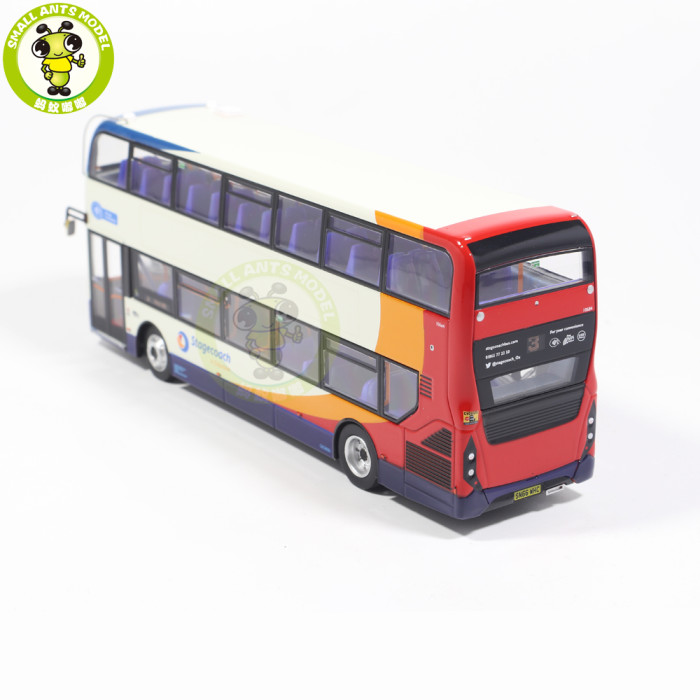 1/76 UKBUS 6504 ADL Enviro400 MMC 10.9m Stagecoach in Oxfordshire diecast car Bus model