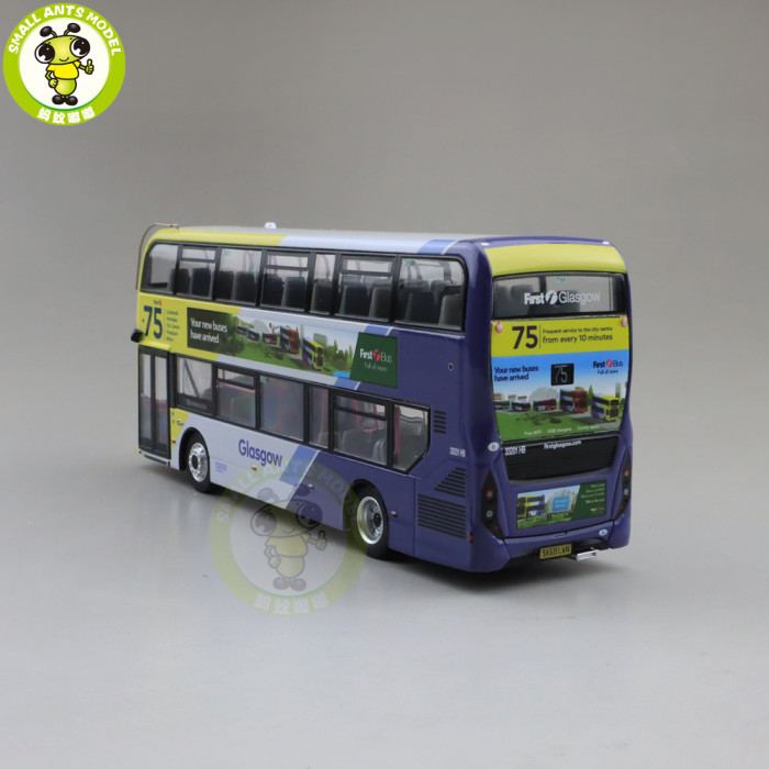 1/76 UKBUS 6514 ADL Enviro400 MMC 10.5M First Glasgow diecast car Bus model