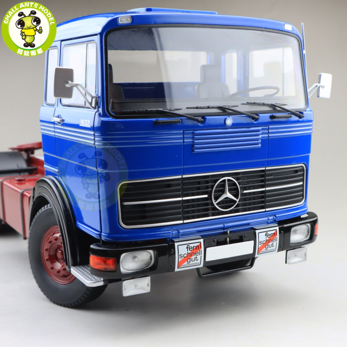 1/18 ROAD KINGS KK Benz Lps 1632 Tractor Truck 1969 Diecast Model Car Toy Gifts