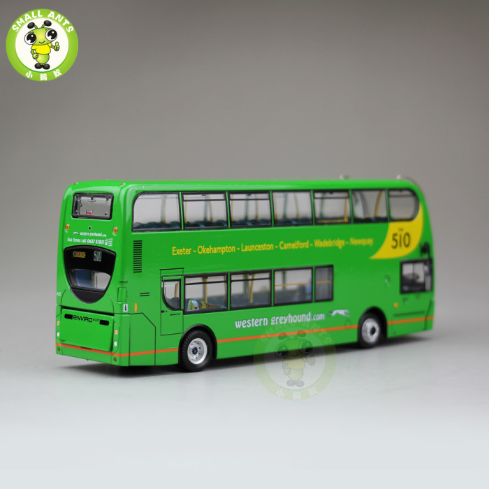 1/76 CMNL UKBUS 6027 Alexander Dennis Enviro400 10.8m Western Greyhound Diecast Model Car Bus