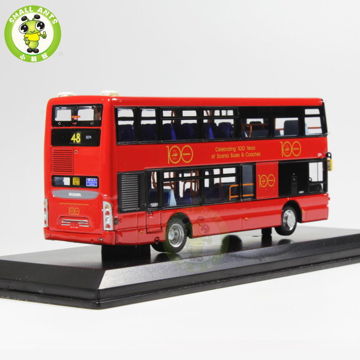 1/76 CMNL UKBUS 9010 Scania OmniCity Stagecoach London diecast model car Double Decker Bus