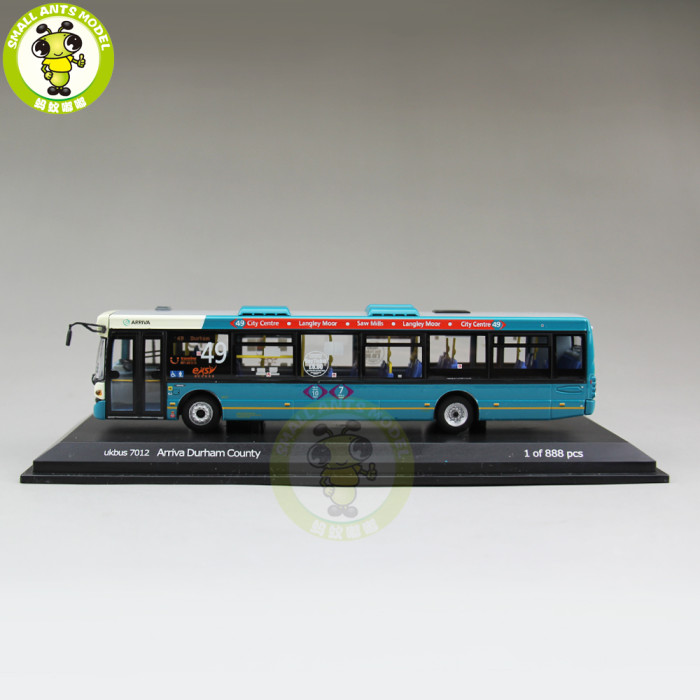 1/76 CMNL UKBUS 7012 Scania OmniCity Arriva Durham County diecast model car Bus