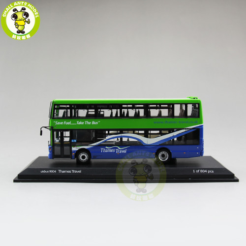 1/76 CMNL UKBUS 9004 Scania OmniCity Thames Travel diecast model car Double Decker Bus