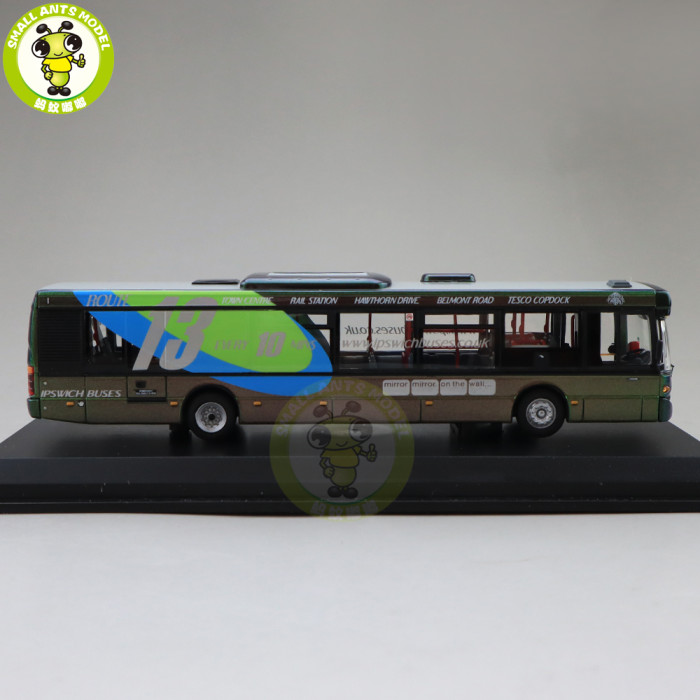 1/76 CMNL UKBUS 7013 Scania OmniCity Ipswich Buses diecast model car Bus
