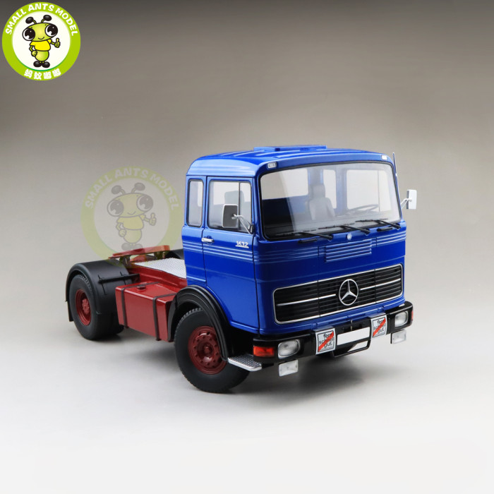 1/18 ROAD KINGS KK Benz Lps 1632 Tractor Truck 1969 Diecast Model Car Toy Gifts