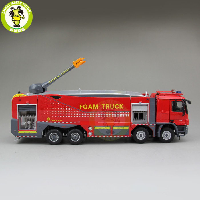 1/50 Mercedes Benz Actors China JieDa Foam Fire Truck Diecast Model Car