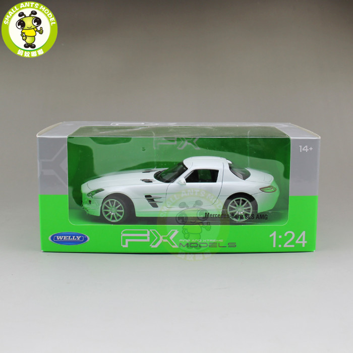 1/24 Mercedes Benz SLS AMG Welly 24025 diecast model car Toys Kids Gifts
