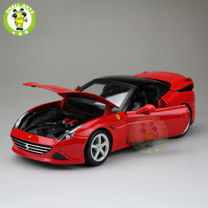 1/18 Ferrari California T Closed Top Bburago 16003 Diecast Model Car Toys Boys Girls Gifts