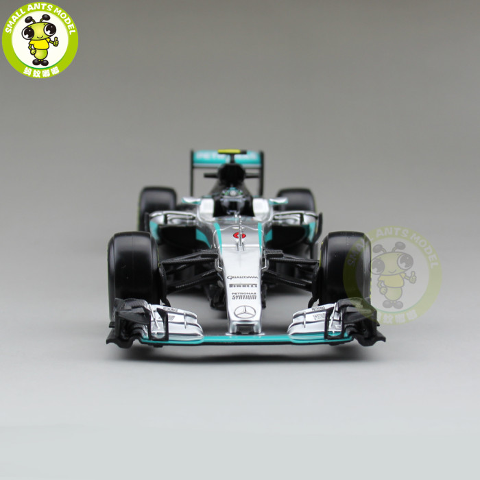 1/18 BBURAGO 18001 Mercedes Benz F1 W07 Hybrid Racing Diecast Model Car