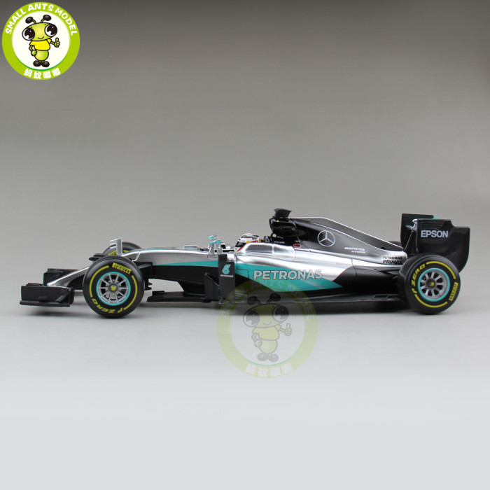 1/18 BBURAGO 18001 Mercedes Benz F1 W07 Hybrid Racing Diecast Model Car
