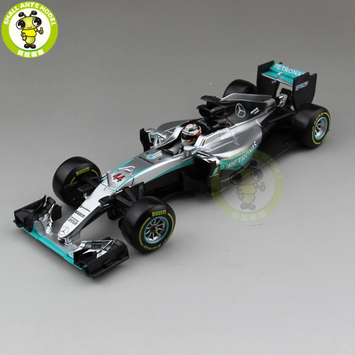 1/18 BBURAGO 18001 Mercedes Benz F1 W07 Hybrid Racing Diecast Model Car