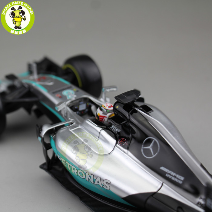 1/18 BBURAGO 18001 Mercedes Benz F1 W07 Hybrid Racing Diecast Model Car
