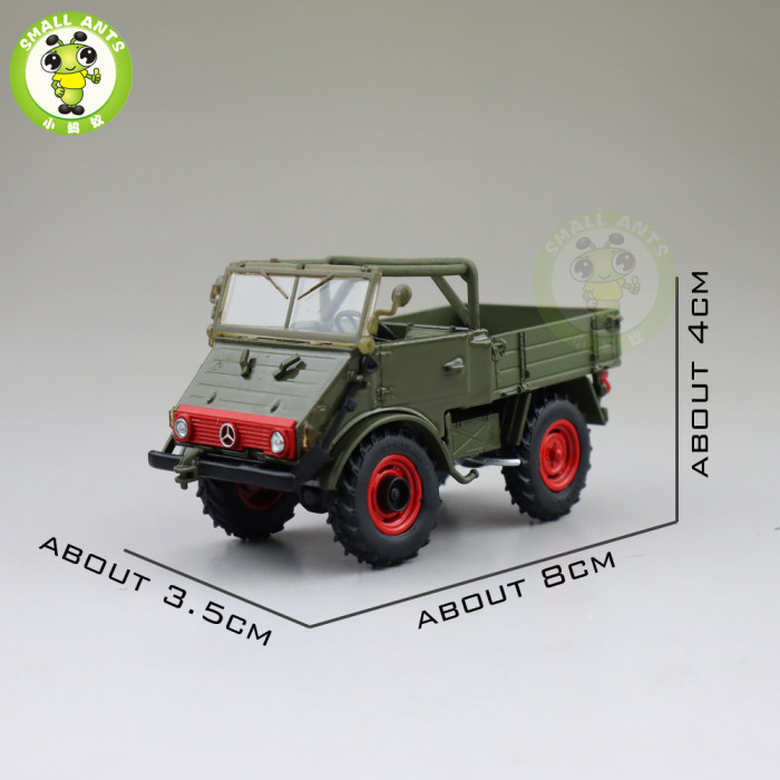 1/43 Mercedes Benz Unimog 401 Diecast Model Car Truck Toys Kids Boy Girl Gifts