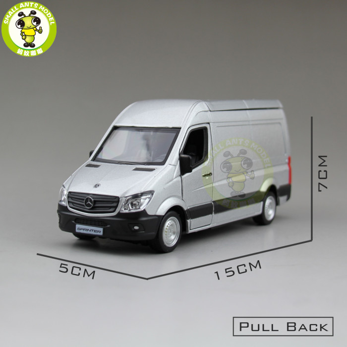 5 inch RMZ Benz Sprinter MPV Diecast Model Car Toy Boy Girl Gift Pull Back