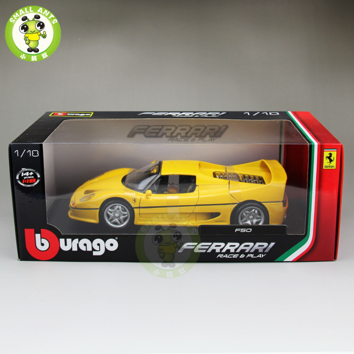 1/18 Ferrari F50 Bburago 16004 Diecast Model Racing Car Toys Kids Gifts