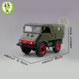 1/43 Mercedes Benz Unimog 401 Diecast Model Car Truck Toys Kids Boy Girl Gifts