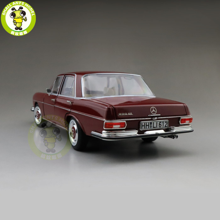 1/18 Norev 1968 Mercedes Benz 280 SE Diecast Car SUV Model Toys