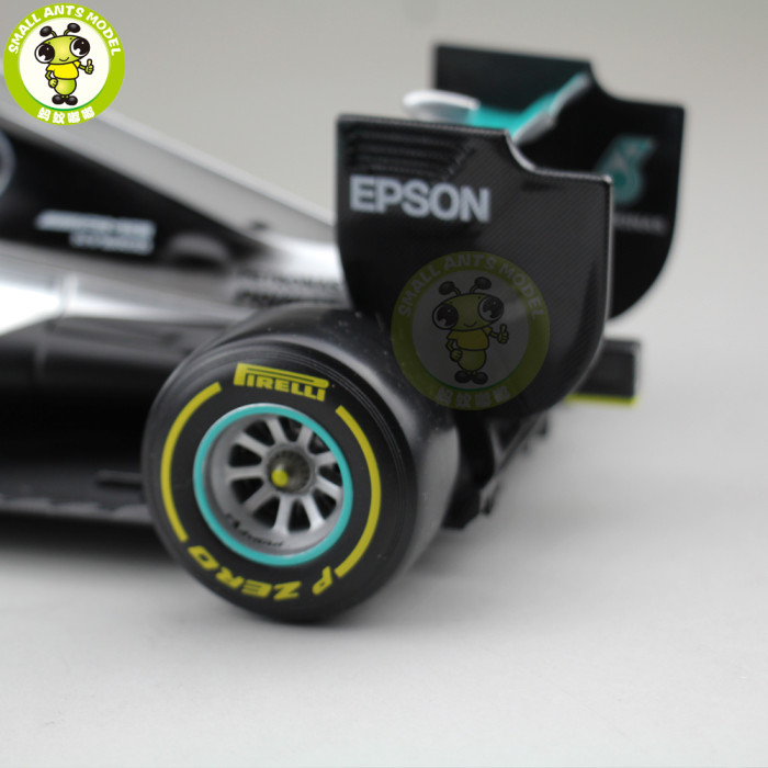 1/18 BBURAGO 18001 Mercedes Benz F1 W07 Hybrid Racing Diecast Model Car