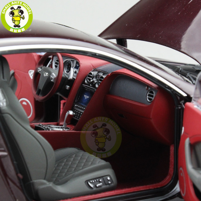 1/18 Paragon Bentley Continental GT Closed Top Diecast Model Car Toys kids gift collection