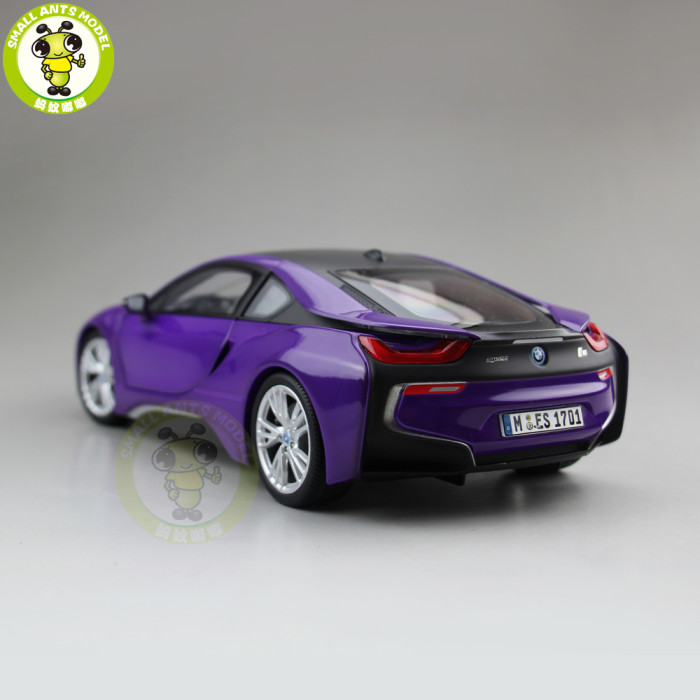 1/18 Paragon BMW i8 Electric sports car Diecast Model Car Toys kids gift collection