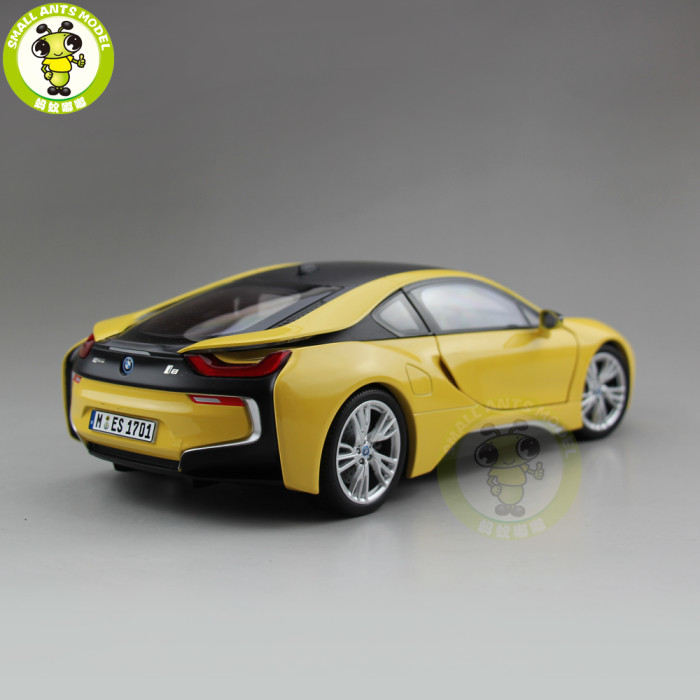 1/18 Paragon BMW i8 Electric sports car Diecast Model Car Toys kids gift collection