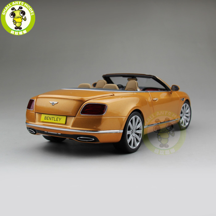 1/18 Paragon Bentley Continental GT Open Top Diecast Model Car Toys kids gift collection