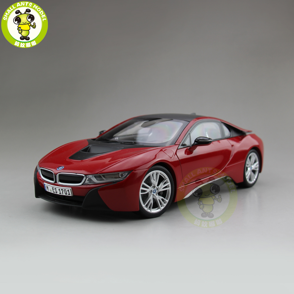 1/18 Paragon BMW i8 Electric sports car Diecast Model Car Toys